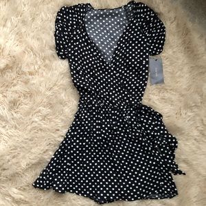 ZARA Polka Dot Wrap Dress/Romper